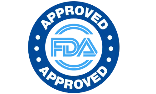 FDA registered facility information badge